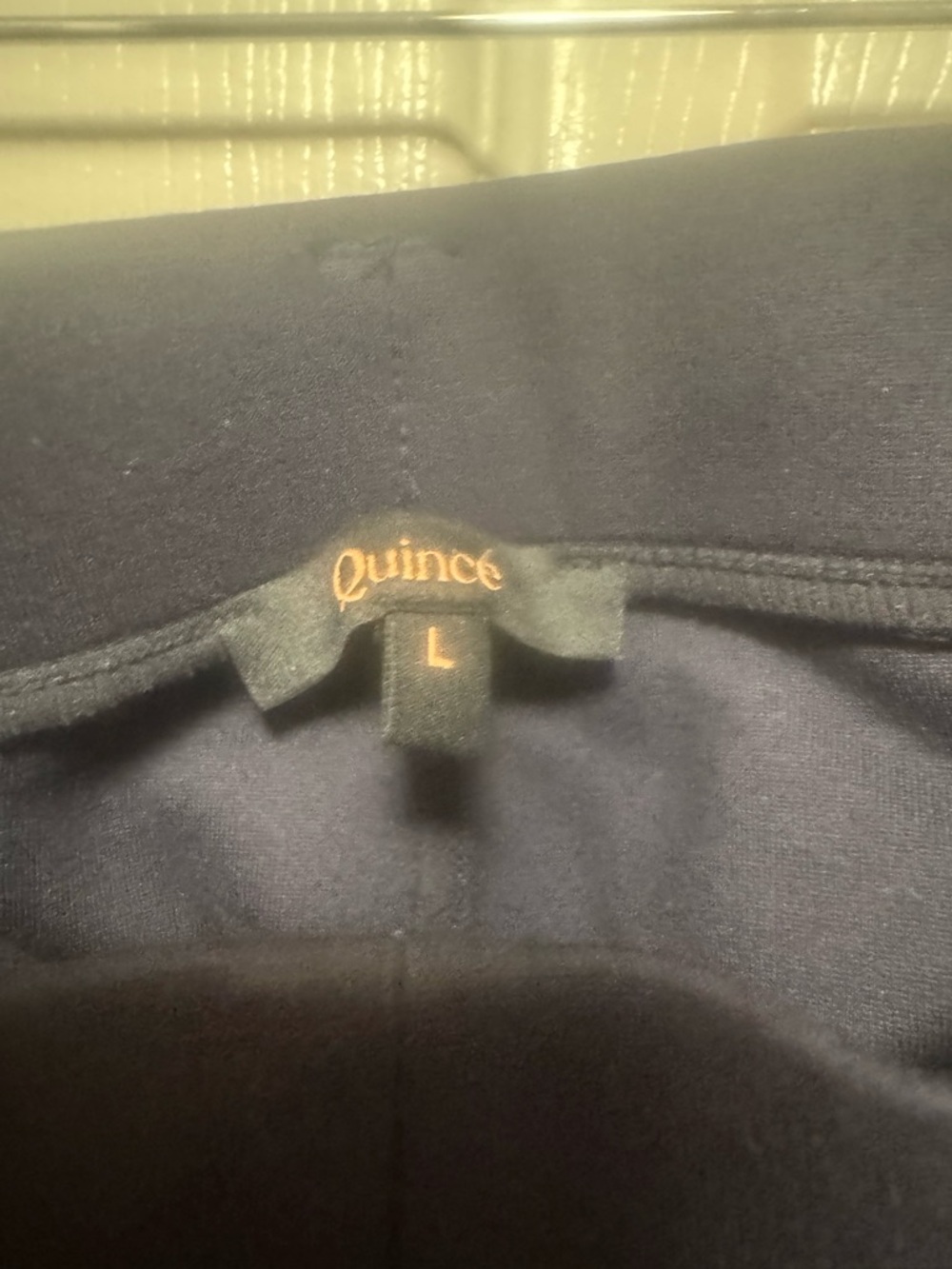 Quince Navy Ultra-Stretch Straight-Leg Ponte Pants - Picture 8 of 15